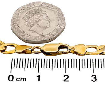 9ct Gold 5g 8 inch Figaro Bracelet